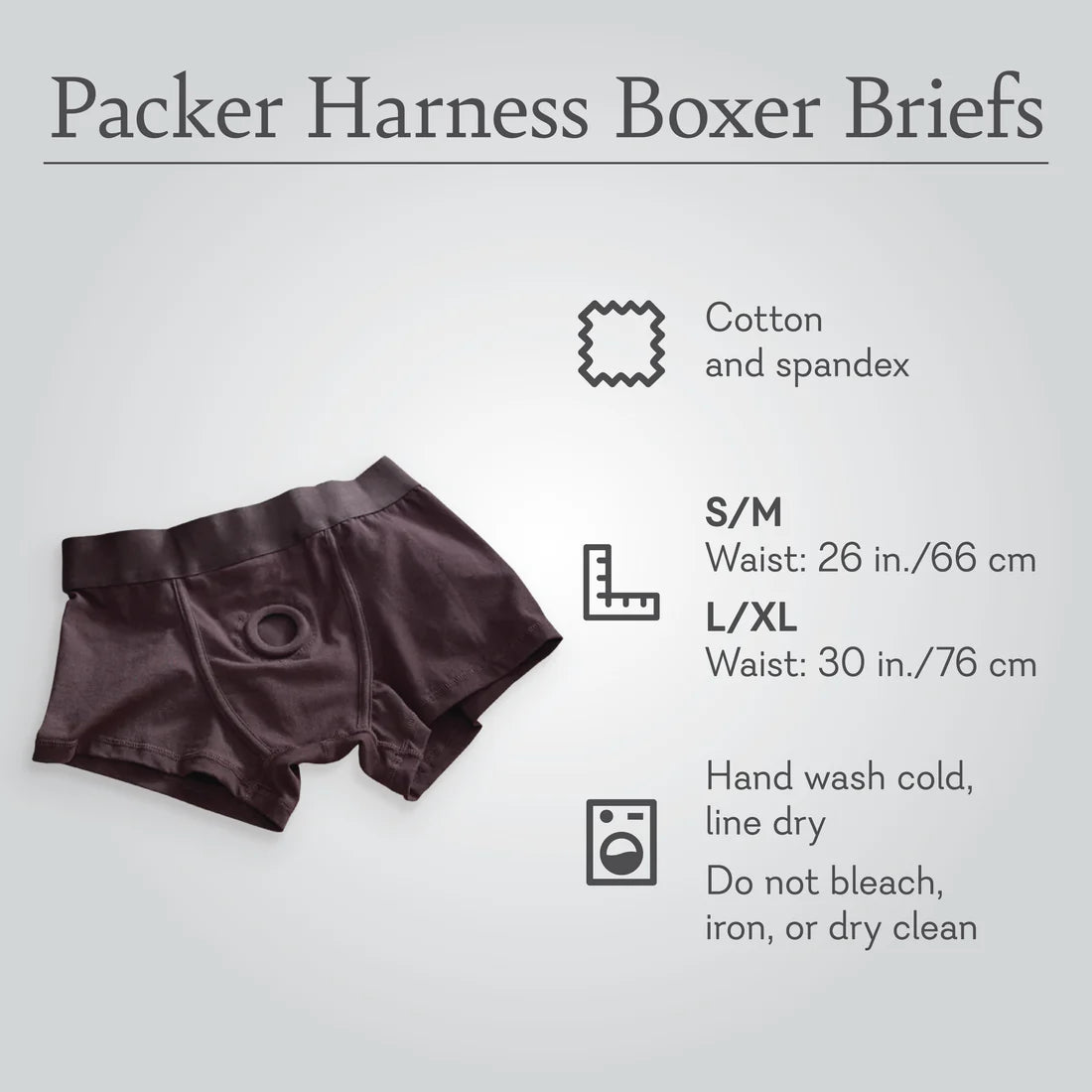 Calzoncillos tipo bóxer con arnés Packer