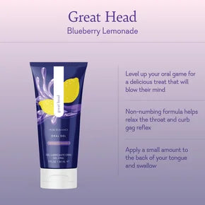 Great Head - Blueberry Lemonade Oral Gel