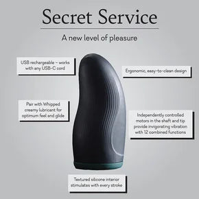 Secret Service - Vibrating Masturbator