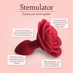 Stemulator - Back Door Rose Vibrator