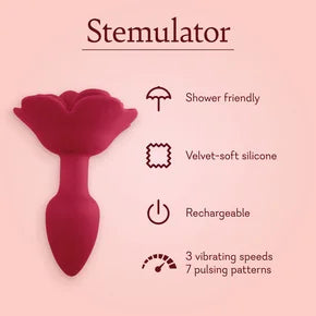 Stemulator - Back Door Rose Vibrator