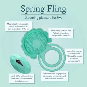 Spring Fling - Remote Controlled Vibrating C-Ring