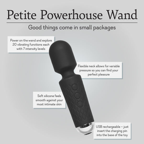 Petite Powerhouse Wand - Mini Vibrating Wand