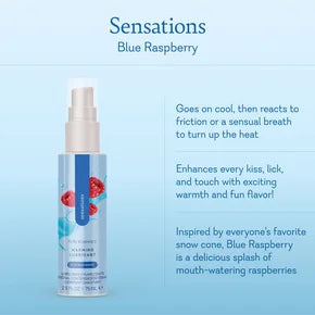 Sensations - Blue Raspberry - Warming Lubricant