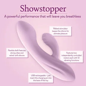 Showstopper - Textured Dual Action Vibrator