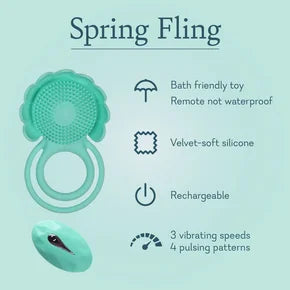 Spring Fling - Remote Controlled Vibrating C-Ring